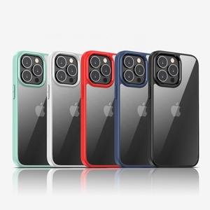 Pha Lê Trong Suốt PC TPU Vỏ Điện Thoại Thông Minh Cứng Chống Sốc Không Dễ Dàng Để Màu Vàng - Product Image 1