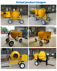 Bétonnière électrique de 700 L à quatre roues <span class=keywords><strong>pour</strong></span> la construction de maisons, mélange uniforme - Product Image 4