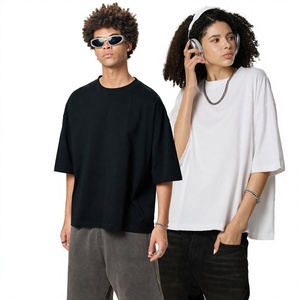 Men Blank Heavyweight <b>T</b> <b>Shirt</b> 260G Cotton Boxy Fit OEM Custom DTF Pattern With Label Custom Service For Wholesale Bulk Order - Product Image 1