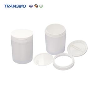 Pots cosmétiques biodégradables 180-220 ml avec bouchon large en plastique pour lotion, crème contour des yeux et emballage cosmétique - Product Image 1