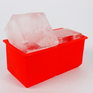OEM/ODM Cubos BPA Free Silicone Mold Unisex 2-in-1 Ice Cube Tray & Ice <b>Cream</b> <b>Maker</b> Reusable Square Shaped De Hielo Tray - Product Image 1