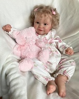 Muñeca de bebé Reborn NPK de 60CM para niño, Maddie de tacto suave Real con pelo rubio rotado, muñeca hecha a mano de alta calidad
