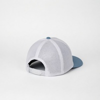Gorra de Béisbol Personalizada de Dos Tonos con Bordado, Gorra de Golf de Malla Ajustable con Cierre a Presión, Gorra Trucker Deportiva de 5 Paneles para Unisex
