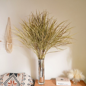 <span class=keywords><strong>Herbe</strong></span> artificielle en gros, roseau <span class=keywords><strong>à</strong></span> longue tige, fausse verdure, buisson <span class=keywords><strong>taupe</strong></span> pour décoration bohème rustique de la maison, de la chambre, de l'hôtel, du bureau, de la fenêtre - Product Image 1