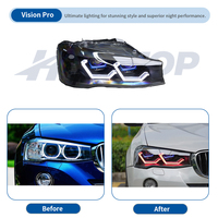 Phares HETOP F25 F26 X3 X4 2013-2017, mise à niveau personnalisée spéciale, triple couleur, lampe avant unique, LED DRL, plug and play pour BMW