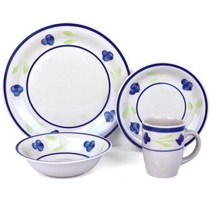 Hecho en China vajilla platos de cerámica vajilla de porcelana de lujo vajilla <span class=keywords><strong>loza</strong></span> 16 piezas Juego de cena hecho a mano - Product Image 5