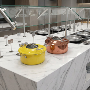 Forniture per <span class=keywords><strong>Ristoranti</strong></span>: Scaldavivande Mini da Banco in Acciaio Inox Colorato da <span class=keywords><strong>4</strong></span> Qt, Riscaldatore per Buffet a Induzione, Forniture per Hotel - Product Image 2