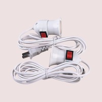 Support de base d'ampoule pour cordon d'alimentation EU US E27 Fil de commutateur de lampe à LED Convertisseur de prise électrique Supports et bases de lampe