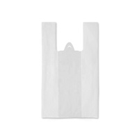 Sacs d'épicerie écologiques en HDPE personnalisés, sacs de supermarché biodégradables en plastique