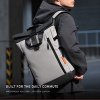 Sac à dos pour ordinateur portable extensible avec logo personnalisé, imperméable, en Oxford, unisexe, pour les voyages d'affaires, les sorties quotidiennes, l'école, le travail, pour hommes et femmes