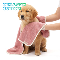 Serviette de bain pour animaux de compagnie en microfibre personnalisée double face Ujoy Gift, légère et portable, pour la natation et la plage
