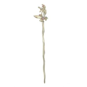 Horquillas para el Cabello con Diseño de Mariposa Estilo Y2K, Pasadores Retro de Estilo Chino con Cadena de Perlas, Joyería para el Cabello de Aleación para Mujer - Product Image 5