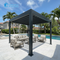 Sweet Home Aluminium-Pergola-Dachsystem für Hinterhof, Terrasse und Patio