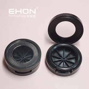 Estuche de polvo compacto vacío único redondo de 29mm con ventana transparente ABS y material de espejo Embalaje de maquillaje personalizable - Product Image 5