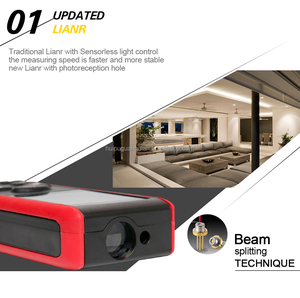 Misuratore <span class=keywords><strong>di</strong></span> Distanza Portatile Laser con Funzione <span class=keywords><strong>di</strong></span> Misurazione Area e Volume, Telemetro 40m E40 - Product Image 4