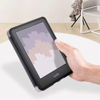 Casing Pelindung Kindle dengan Logo Custom Kulit PU Magnetik untuk Kindle Paperwhite Generasi ke-12 dan ke-11