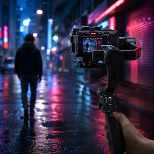 Portable <b>Camera</b> <b>Stabilizer</b> RS 4 Pro Handheld Gimbal Support for Vlog Shooting and Content Creation Setup Use - Product Image 1