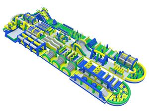 <span class=keywords><strong>Parc</strong></span> à thème gonflable géant de maison de rebond avec parcours d'obstacles <span class=keywords><strong>pop</strong></span> château gonflable de ninja warrior course d'obstacles - Product Image 2