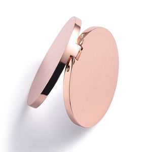 Gold Color Blank Double Side Custom Logo Round Compact Makeup <b>Mirror</b> - Product Image 5