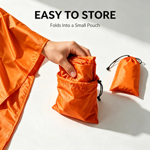 Impermeabile Multifunzionale Tre-in-Uno per Esterni, Tenda, Escursionismo, Alpinismo, Campeggio, Mantella Portatile Integrale in PU - Product Image 2