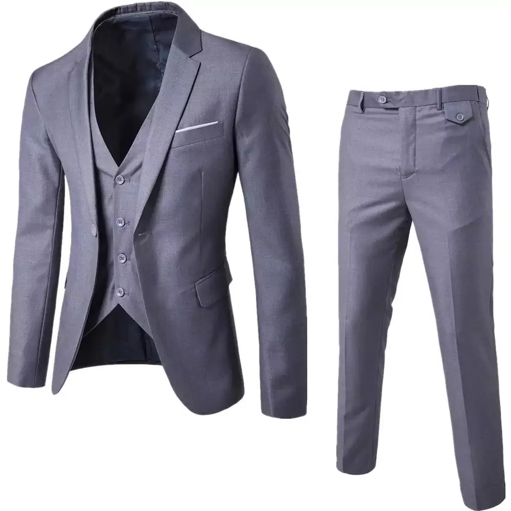 Wholesale customized logo color men's suits groom banquet business office wear men's suits coat