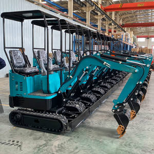 Escavatore compatto all'ingrosso all'ingrosso della cina del MINI escavatore economico del BAGGER di trasporto libero prezzo da 1 tonnellata con il secchio del pollice da vendere - Product Image 5