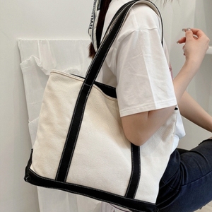 Chất Lượng Cao 600D Oxford Vải Dưới Tùy Chỉnh Thêm Lớn Bông Vải Tote Túi Mua Sắm Với Logo In Ấn - Product Image 2