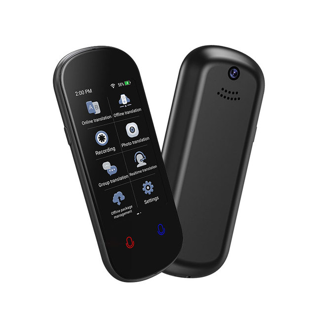 High Quality Portable 138 Language Instant Speech Translator Accurate Offline Voice WiFi Connection Two-Way Translation Device