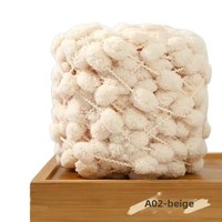Fil chenille Little Ball 100% polyester anti-boulochage 100g pour tricot manuel, écharpe, bonnet, coussin, couverture, vente en gros, artisanat