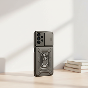 <span class=keywords><strong>Funda</strong></span> Protectora con Anillo Magnético y Protector <span class=keywords><strong>de</strong></span> Cámara para <span class=keywords><strong>Samsung</strong></span> A73/72/57, Fundas, Carcasa - Product Image 1