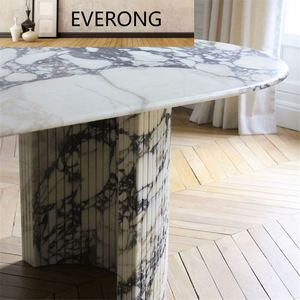 Nouvelle conception, table rectangulaire en béton de luxe à prix abordable, pour la maison, la salle à manger, le <span class=keywords><strong>restaurant</strong></span>, la cuisine, avec plateau en marbre - Product Image 5