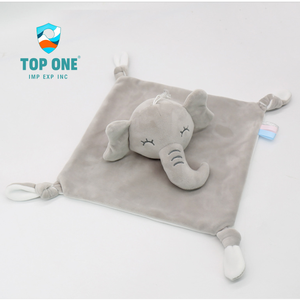 TopOne Orgánico recién nacido suave recién llegado bebé edredón y toalla Lovey manta de seguridad juguete de peluche Animal bebé manta de seguridad - Product Image 3