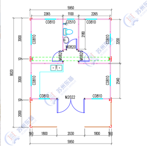 <span class=keywords><strong>Maison</strong></span> préfabriquée modulaire <span class=keywords><strong>en</strong></span> conteneur CE, pour deux chambres, taille personnalisée, avec salle de bain et cuisine, <span class=keywords><strong>maison</strong></span> familiale - Product Image 3