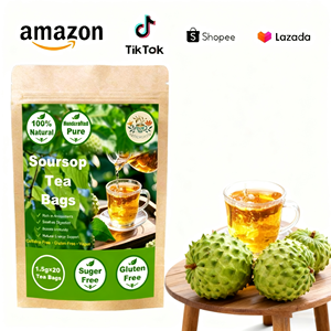 Chá de Folhas de Graviola Orgânico em Saquinhos, Ervas Naturais Ricas em Antioxidantes para Aumento da Imunidade e Suporte Energético - Product Image 1