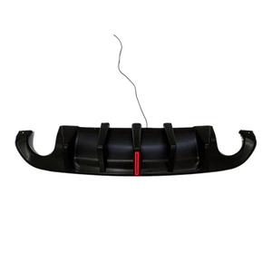 Labio difusor de parachoques trasero para Infinity Q50 Q50L 2014- 2017 soporte de protección de arranque divisor de placa de alerón con luz LED piezas de automóvil - Product Image 1