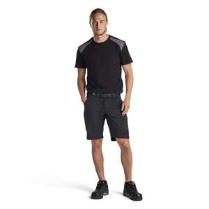 BLAKLADER - 142316459998C58 Pantalones cortos de Servicio 4-Way stretch Negro/Gris oscuro-EAN 7330509823293 PANTALONES DE TRABAJO PANTALONES CORTOS DE TRABAJO - Product Image 3