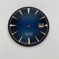 Nouveau cadran de montre en laiton S de 35 mm de diamètre, couleur cocktail, sans luminescence, léger, modèle NH3512 pour mouvement mécanique NH35
