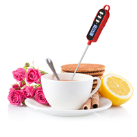 Thermomètre numérique instantané étanche de style stylo avec fonction de maintien et rétroéclairage pour eau chaude et grillades BBQ – Vente en gros