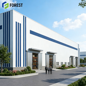 Edificio de Almacén con Estructura de Acero Industrial Ecológico, con Sistema de Grúa de Alta Resistencia, Fábrica con Certificación ISO9001 - Product Image 1