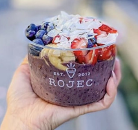 Gobelet en PET de qualité alimentaire recyclable pour smoothies et yaourts à l'açaï, 8 oz et 32 oz, bol en plastique personnalisé imprimé avec couvercles pour jus et café