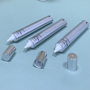 Electroplated Aluminum-<b>Plastic</b> Cosmetic Squeeze <b>Tube</b> with Screw Cap - Product Image 2