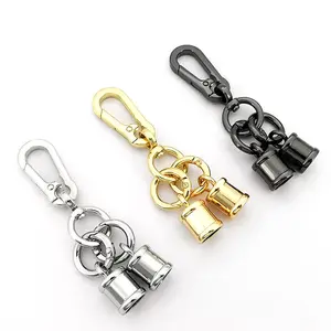 High quality pendant clock keychain metal key chain for bag decoration