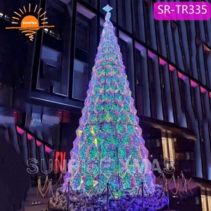 Marco Artificial gigante de árbol de <span class=keywords><strong>Navidad</strong></span>, decoración de 6 metros, marco de acero de Amanecer de Metal y luz LED, árbol de <span class=keywords><strong>Navidad</strong></span> grande CN;ZHE - Product Image 6