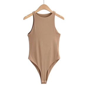 XS-XXXXL sản xuất cộng với kích thước Silicone nữ sexy phụ nữ hai lớp hình dạng mặc Crew Neck Nude bodysuit Jumpsuit - Product Image 4