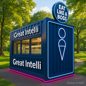 ตู้คอนเทนเนอร์สำหรับร้านอาหารมือถือ/ภาชนะบรรจุอาหารบาร์กาแฟ/ร้านขายของแบบหรูหรา - Product Image 3