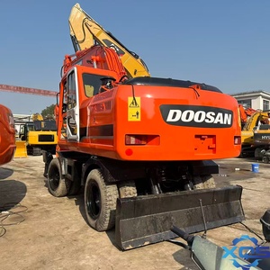 รถขุดล้อยางมือสอง Doosan รุ่น 210w-9 น้ำหนัก 21 ตัน ปี 2021 พร้อมมอเตอร์ เครื่องยนต์ PLC ปั๊มไฮดรอลิก บุ้งกี๋ขนาด 1.7 เมตร - Product Image 4