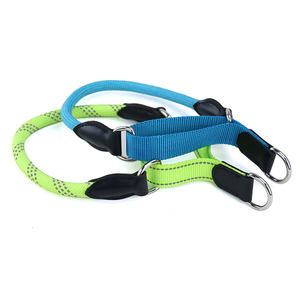 China Leverancier Huisdier Producten Custom No Pull Ronde <span class=keywords><strong>Martingale</strong></span> Hond Touw Choke Kraag Voor Hondentraining - Product Image 1