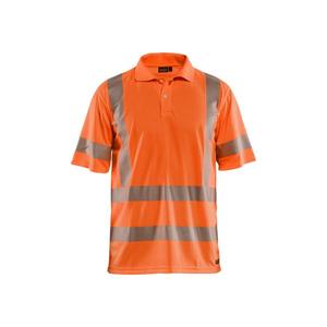 BLAKLADER - 3428101353004XL UV-protected <b>Hi</b>-<b>Vis</b> Polo shirt <b>Orange</b> - EAN 7330509670828 <b>HI</b>-<b>VIS</b> WORKWEAR - Product Image 1