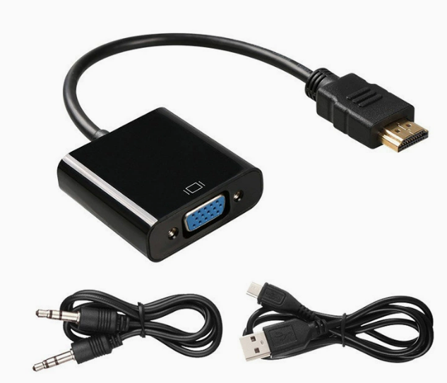 Negro Añadir Audio y fuente de alimentación