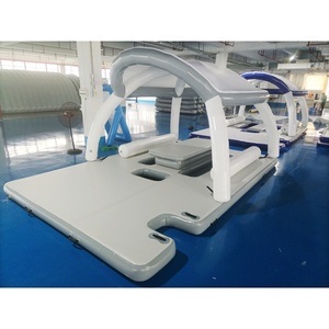 Plateforme flottante de luxe pour yacht, en matériau DWF, capacité de 500 kg pour 5 à 10 personnes, idéale pour les centres de villégiature, les plages et les piscines - Product Image 2
